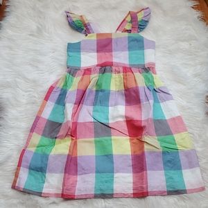 NWT: GIRLS GAP PLAID DRESS